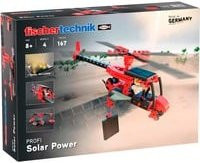 fischertechnik Solar Power Konstruktionsspielzeug mit Flugzeug, Hubschrauber, Windrad und Karussell - Bild 1