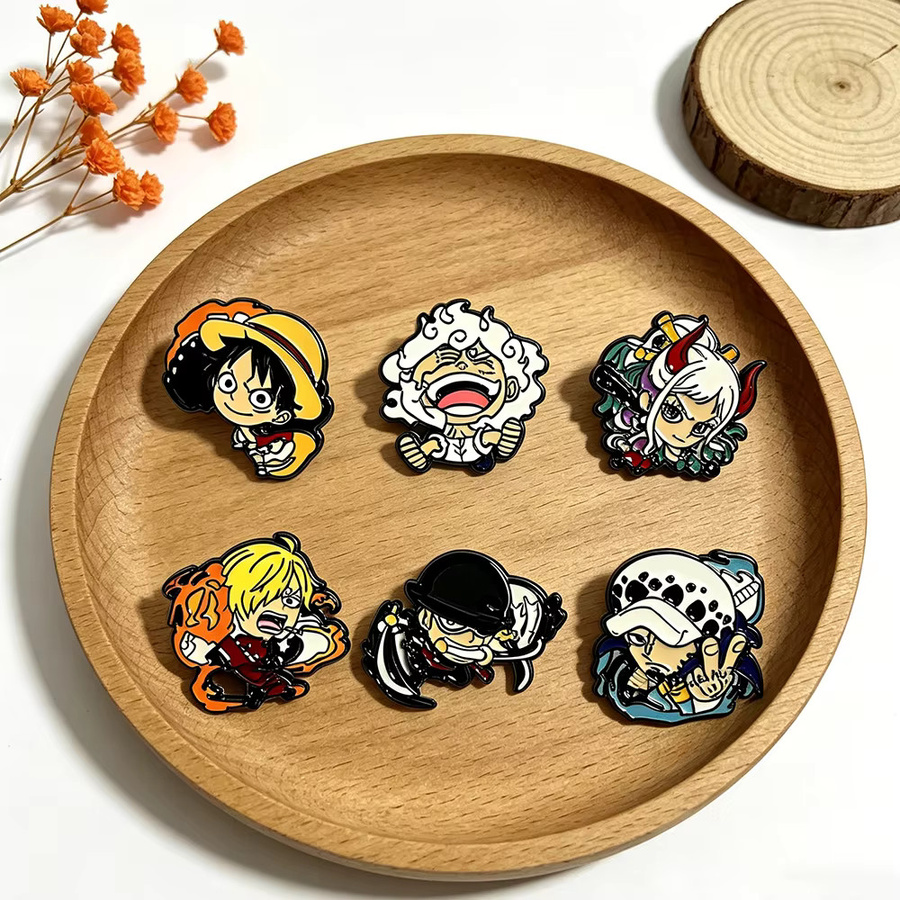 Bandai Anstecknadeln Set, One Piece Anime, Bunt, Herren - Bild 3