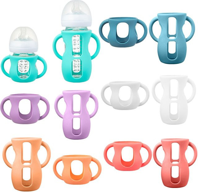 Philips Avent BPA-freier Silikon-Babyflaschenhalter mit Griff für 120 ml und 240 ml Flaschen - Bild 1