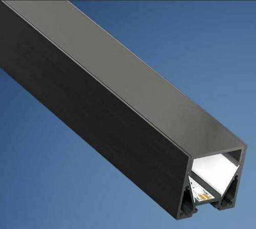 Barthelme LED Profil Aluminium quadratisch Schwarz - Bild 1