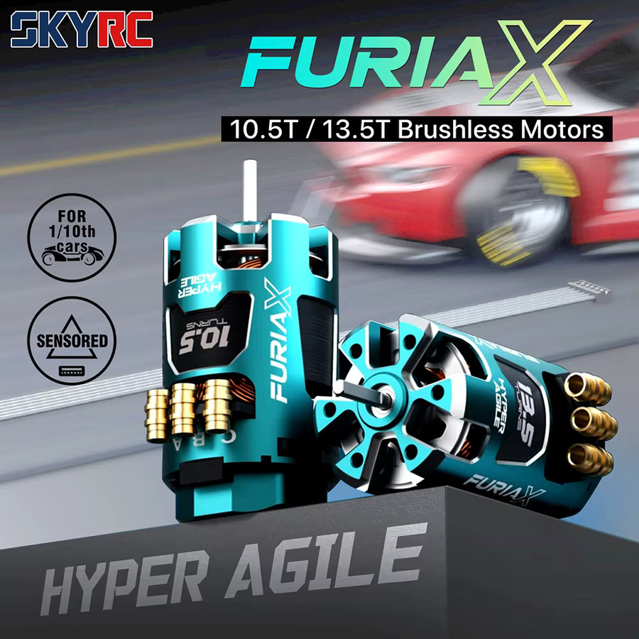 SKYRC FuriaX Hyper Agile Brushless-Motoren, 1/10, sensorgesteuert - Bild 2