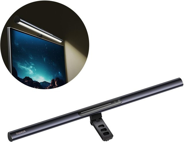 Baseus i-Wok LED Monitorlampe mit magnetischer Befestigung, dimmbar, Schwarz - Bild 4