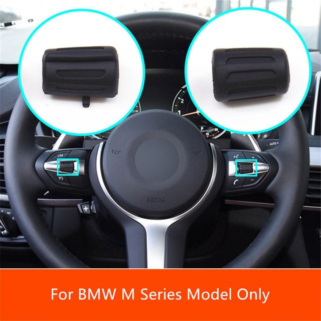 Skyfree Lenkrad-Drehknopf Set Links und Rechts für BMW F31 F30 F20 F15 F10 F11 M Sport in Grau und Schwarz - Bild 1