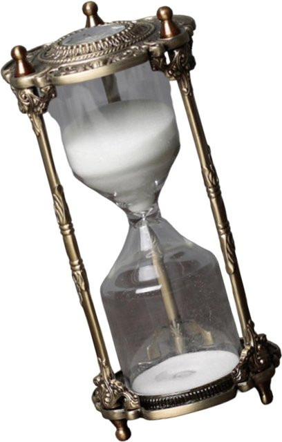 Klassische Europäische Antike Sanduhr in Gold für Arbeitszimmer und Schlafzimmer zur Dekoration - Bild 1