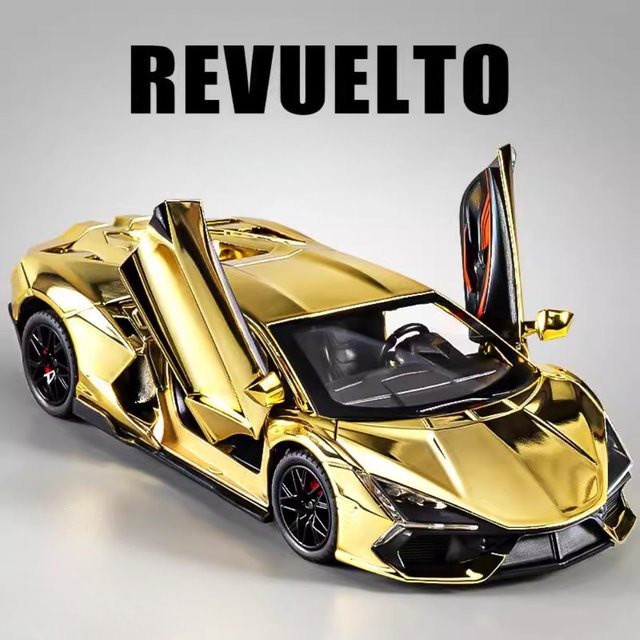 RMZ city Lambor Revuelto FKP37 Automodell, Maßstab 1:24, Metall, mit Licht und Sound - Bild 1