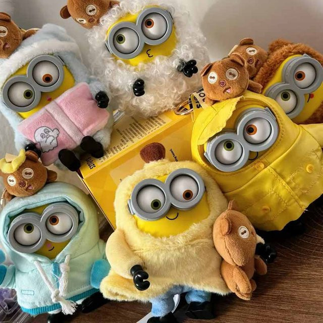 52toys Bob&Tim Minions Better Toggther Series, Puppe, Rucksack Anhänger, Mystery Box - Bild 1
