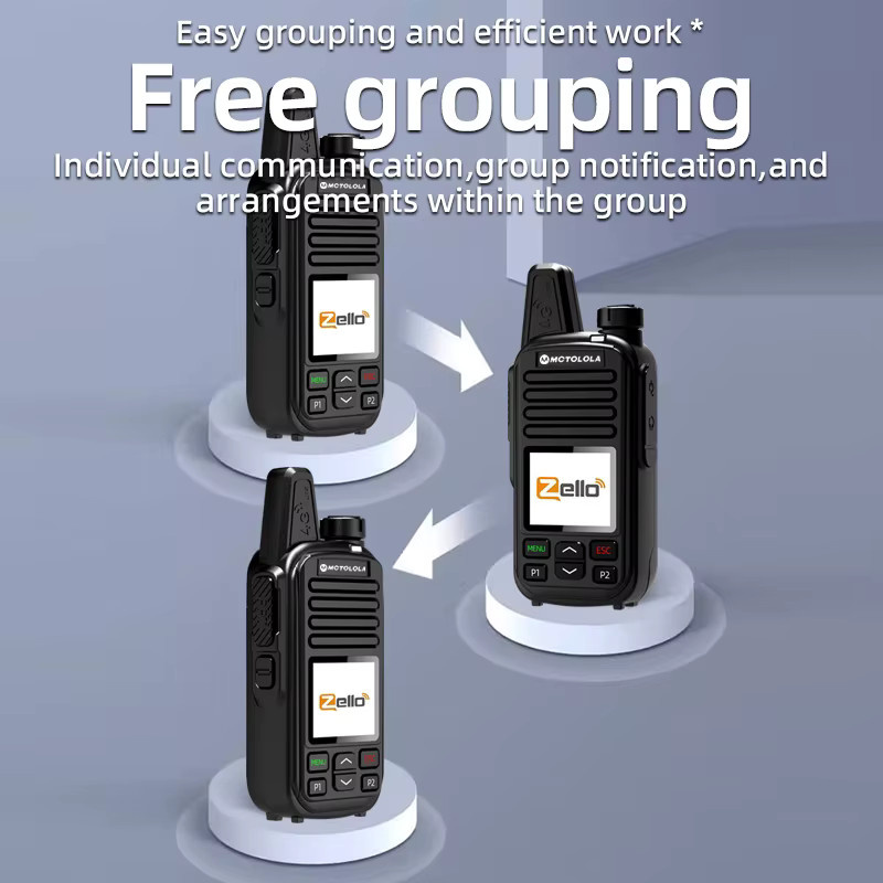 Motorola 4G LTE Android Zello Walkie-Talkie mit WLAN und Bluetooth in Schwarz - Bild 6
