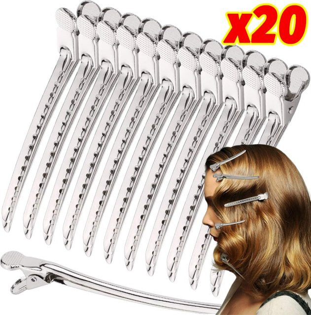 Metall Entenschnabel Clip Haarspangen für lockiges Haar, Unisex - Bild 1