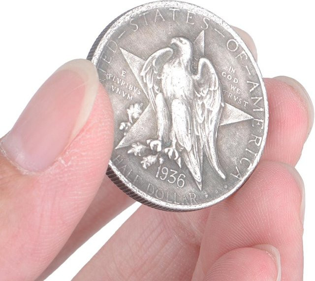 Gedenkmünze Die Vereinigten Staaten 1936 D Texas Brass Silver Dollar, Unisex - Bild 1
