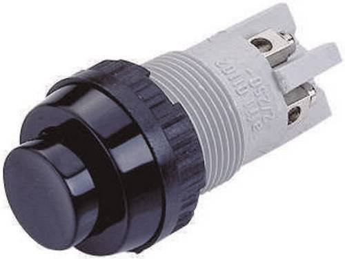 RAFI Drucktaster Schwarz 250 V/AC 2A 2 x Aus/(Ein) tastend mit Schraubanschluss - Bild 1