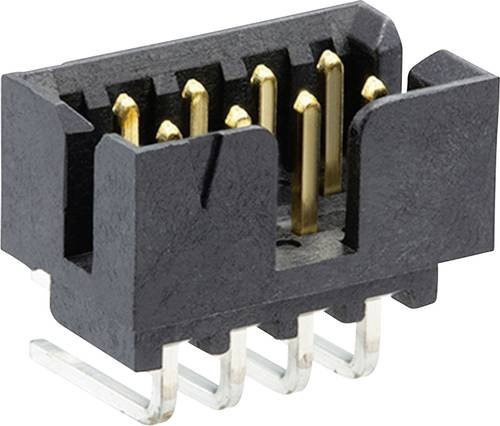 Molex Stiftleiste 878330820 in Schwarz und Gold mit 8 Polen und 2 Reihen bei einem Rastermaß von 2mm - Bild 1
