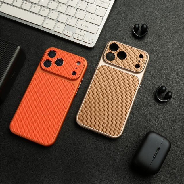 Magnetische Leder-Handyhülle von OLPAY für iPhone 17 Air, 16, 15, 14, 13, 12 Pro Max in Schwarz mit MagSafe Kompatibilität - Bild 1