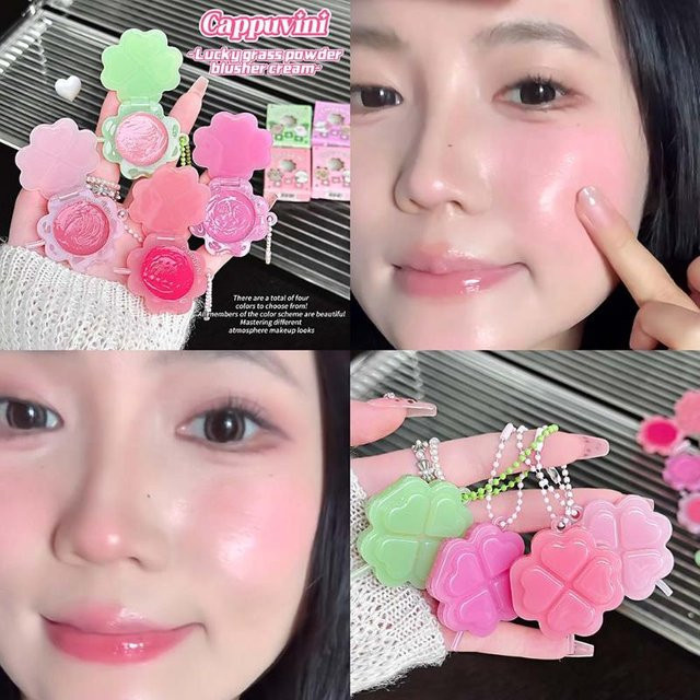 Cappuvini Multi-Use Vitality Juicy Blush Cream, Lippen- und Wangen-Tint, Glänzend - Bild 1