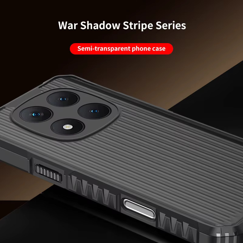 Xiaomi Handyhülle mit Anti-Rutsch-TPU-Rand und durchscheinender PC-Rückseite in Schwarz oder Grau für Xiaomi 15 Pro, 14 Pro, 13, 11 und weitere Modelle - Bild 2