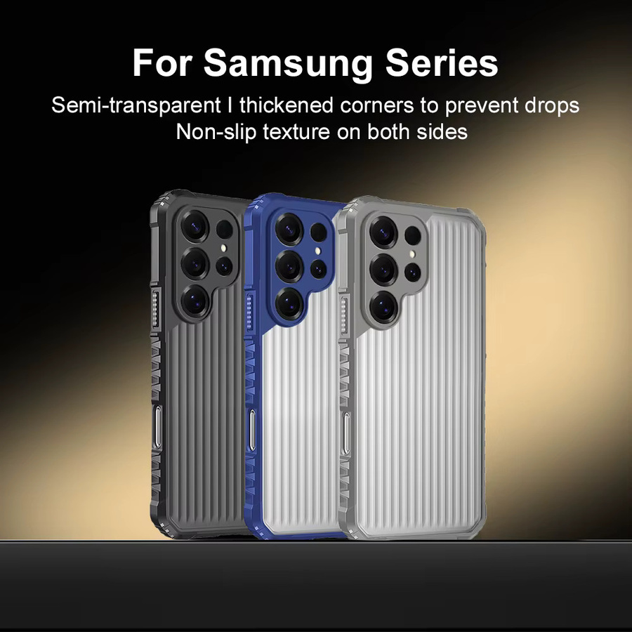 Stoßfeste Handyhülle von AKABEILA für Samsung Galaxy S26 S25 S24 S23 S22 Ultra Plus FE A57 A37 A17 A07 A36 A56 5G Android Schutzhülle in Schwarz und Blau - Bild 2