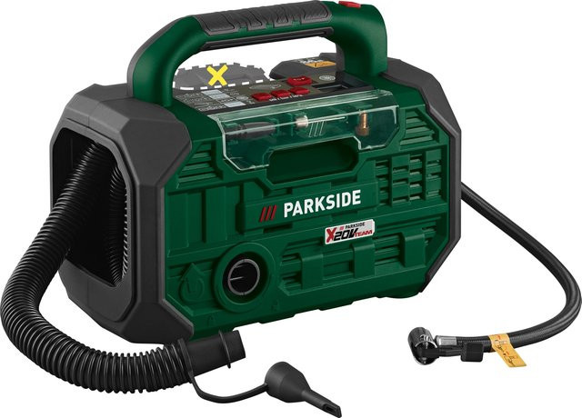 PARKSIDE 20 V Akku-Kompressor und Luftpumpe PKA 20-Li C3 in Grün, ohne Akku und Ladegerät - Bild 1