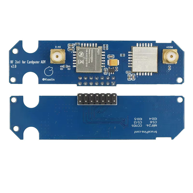 CJSD 2-in-1 RF-Modul für M5Stack Cardputer mit NRF24 und CC1101 Dualband-Board für verbesserte Antennenstabilität bei 2,4 GHz und 433 MHz Signalen in Blau - Bild 5