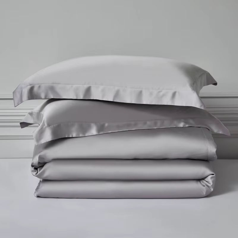 CHA YU PAI Naturseide Bettwäsche Set mit Bettbezug, Flachbettlaken und Kissenbezügen, 4-teilig, B/H: 140 x 200 cm - Bild 5
