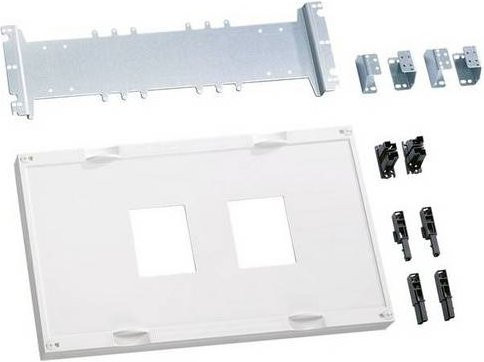 Hager UC22LH0 Bausatz universN für 2 Leistungsschalter H3+ P160, Reinweiß (RAL 9010), B/H: 30 x 50 cm - Bild 1