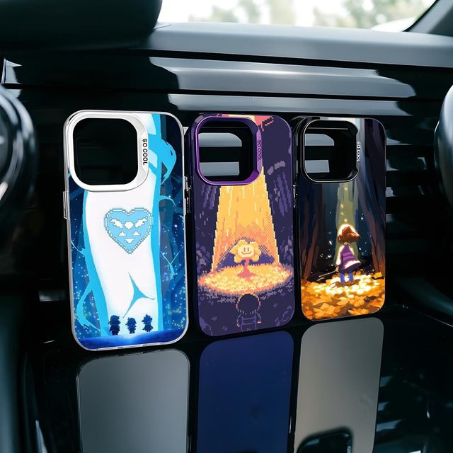 B-Back Game Stoßfeste TPU Handyhülle für iPhone 11 bis 17 Pro Max in Schwarz und Mehrfarbig - Bild 1
