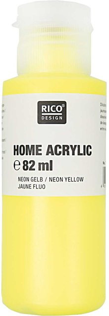 Rico Design Home Acryl-Dekoartikel in Neongelb - Bild 1
