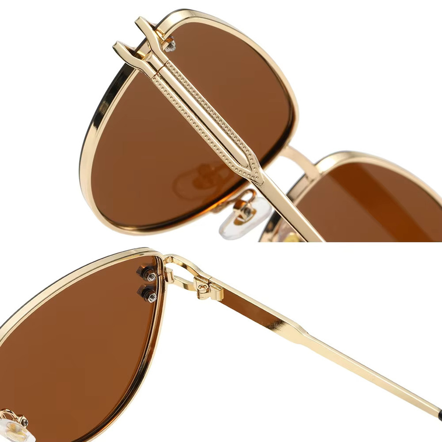 Blanche Michelle Sonnenbrille Cat Eye, Metall, Vollrand, Damen - Bild 2