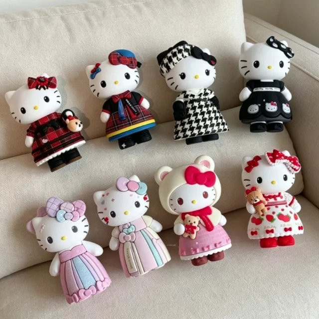 Sanrio Elegante Socialite-Serie Kt Katze, Sammelfigur, Einzelfigur - Bild 1