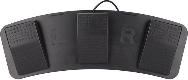 Multifunktionales USB-Dreifach-Fußschalterpedal von AROMA in Schwarz für PC und Gaming - Bild 1