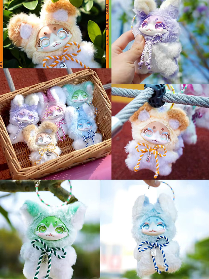 Maytree Dumia Pocket Pet Gang Vinyl Trendy Blind Box, Puppenanhänger - Bild 6