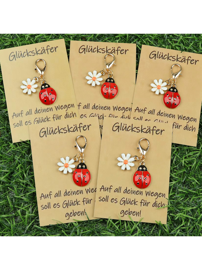 Schlüsselanhänger Glückskäfer, Unisex - Bild 3