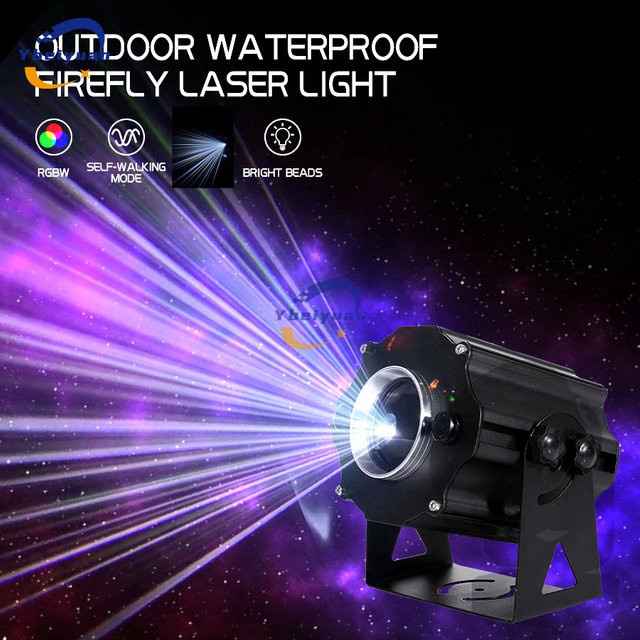 Ybeiyuan Glühwürmchen-Laserlicht für Außenbereiche mit IP65 Wasserdichtigkeit in Schwarz - Bild 1