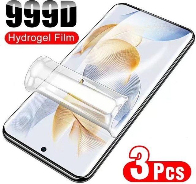 3er-Pack Hydrogel-Displayschutzfolie für Xiaomi POCO X7 Pro X6 X5 X4 X3 GT NFC M4 M5 M6 Pro F6 Pro F5 F4 F3 C65 C75 in Transparent - Bild 1