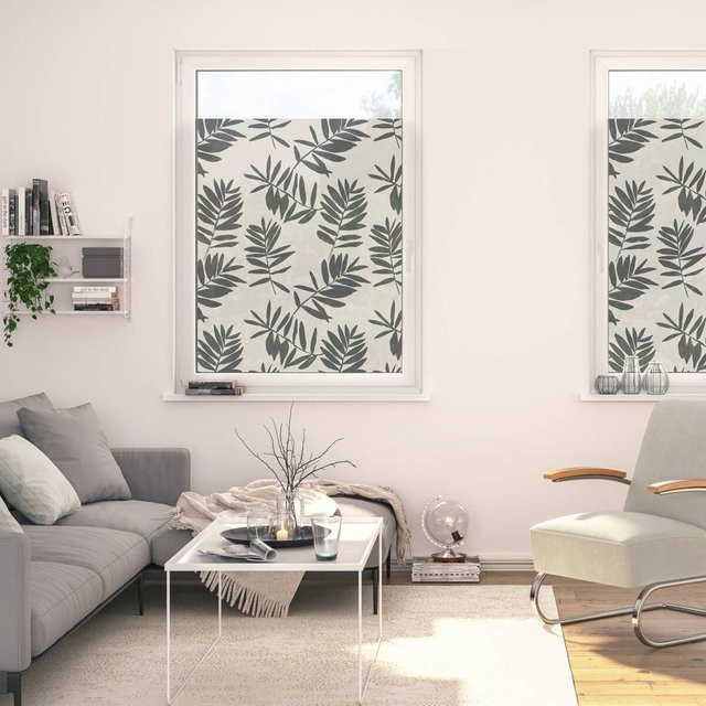 Lichtblick Fensterfolie selbstklebend Black Watercolor Branches Schwarz B/H: 100 x 180 cm - Bild 1