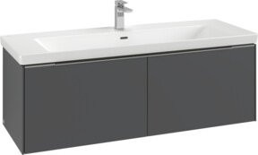 Villeroy & Boch Waschtischunterschrank Subway 3.0 in Weiß Matt mit integrierter LED-Beleuchtung und Türen, B/T/H: 127,2 x 42,9 x 47,8 cm - Bild 1
