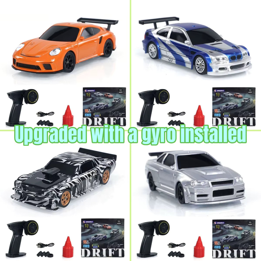Wheelfun RC Drift Car, 1/43, 4WD, Funksteuerungsmodell, ab 14 Jahren - Bild 2