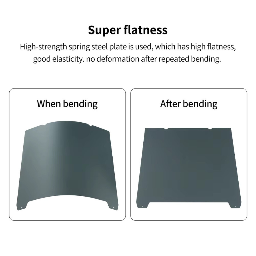 FYSETC CryoNix verbesserte doppelseitige Stahlblech-Bauplatte für Ender 3, Ender 3 Pro, Ender 3 V2 und Ender 5 - Bild 3