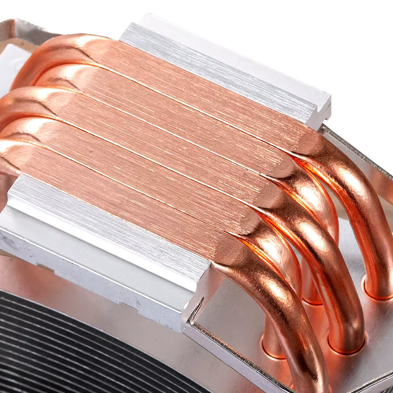 Shyrrik CPU-Kühler mit 130W TDP, 5 Heatpipes und 4-Pin PWM für Intel LGA 2011 X79 X99 E5 115X sowie AM3 AM4 - Bild 2