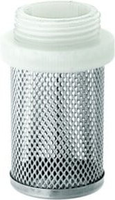 GEKA Saugkorb ES aus Edelstahl und Kunststoff in Silber, AG G3/4" - Bild 1