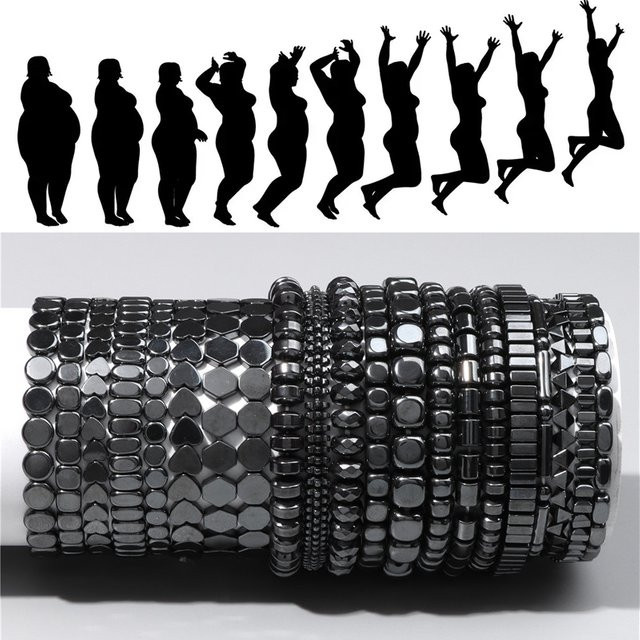 GolbalJew Armband Hämatit, Schwarz, Herren - Bild 1