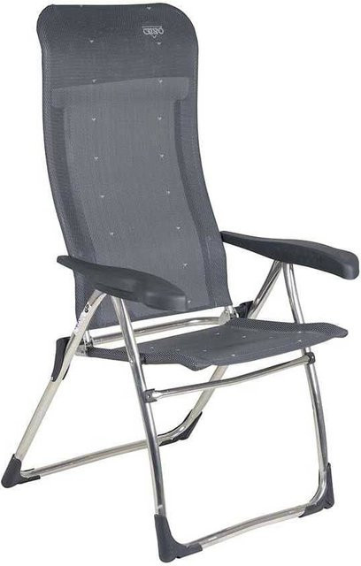 CRESPO Campingstuhl Classic AL/215 in Anthrazit mit Textilene-Bezug und Armlehnen - Bild 1