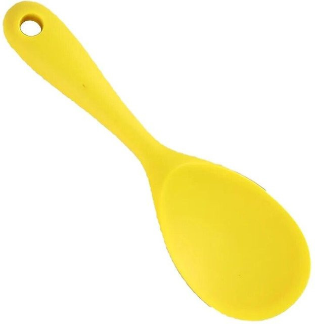 Mango Event Kochlöffel aus Silikon, hitzebeständig und antihaftbeschichtet, Gelb - Bild 1