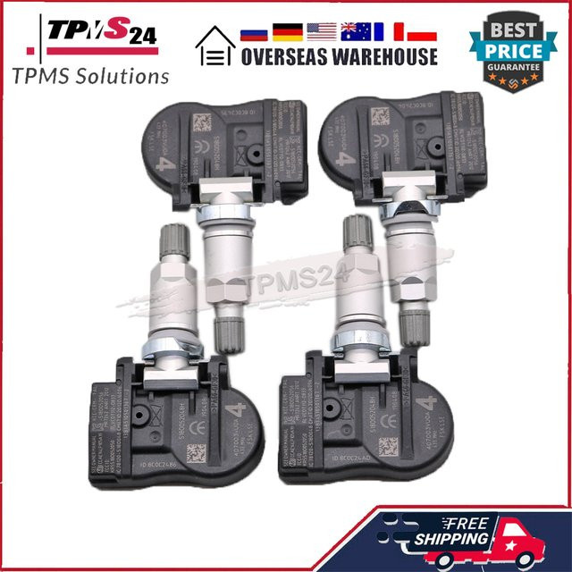 GANGLE TPMS Reifendrucksensor 433 MHz für Nissan Qashqai Teana Tiida Almera Atleon Cabstar NP300 Pulsar Sentra, Farbe: Schwarz - Bild 1