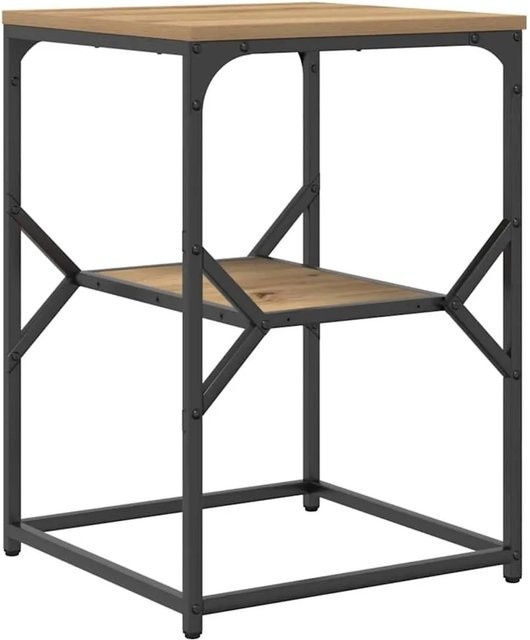 vidaXL Beistelltisch Artisan-Eiche in Braun, minimalistisches Design, B/T/H: 41 x 40 x 60 cm - Bild 1
