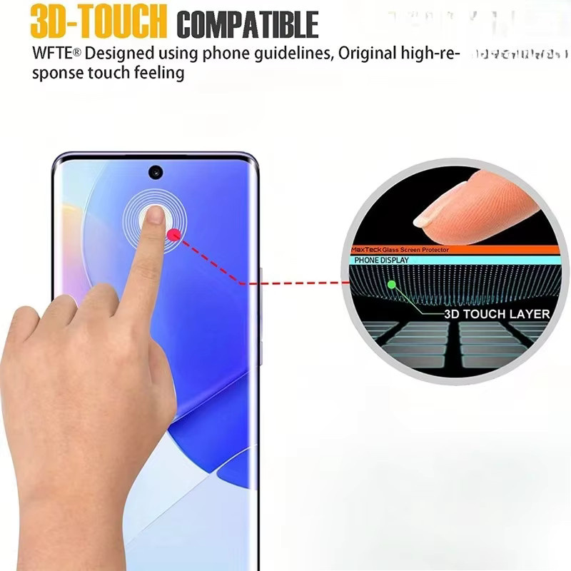 2er-Set Honor Displayschutzfolie aus gehärtetem Glas mit 3D Vollabdeckung, transparent - Bild 2
