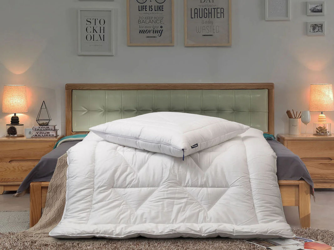 Dunlopillo Premium Winter-Bettdecke in Weiß mit Baumwollgewebe, B/T: 155 x 220 cm - Bild 2