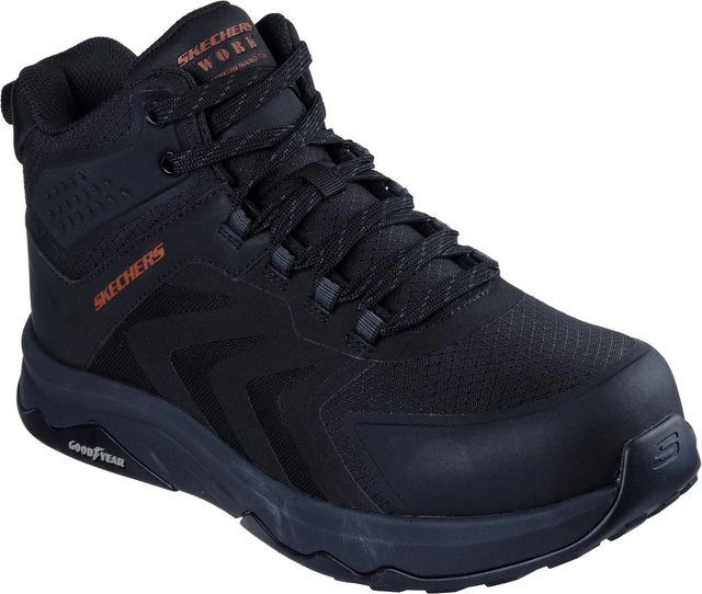 Skechers Sicherheitsschuhe Nordown Speed-Flex Trekker S3 Schwarz-Rot Gr. 42,5 - Bild 1