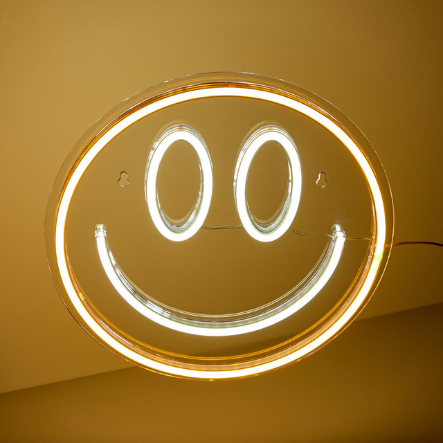 Acryl LED Smiley Licht in Gelb von BLUME2000 - Bild 1