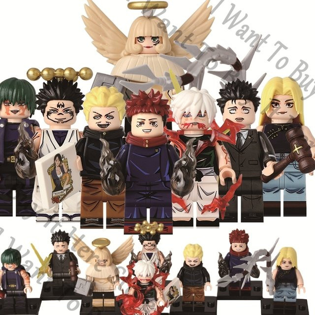 Ac Chion Toys Anime Jujutsu Kaisen Garage Kit Figuren Set Multicolor - Bild 1