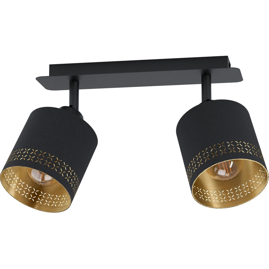 Eglo Spot Esteperra 2er Set aus Stahl in Schwarz und Gold - Bild 2