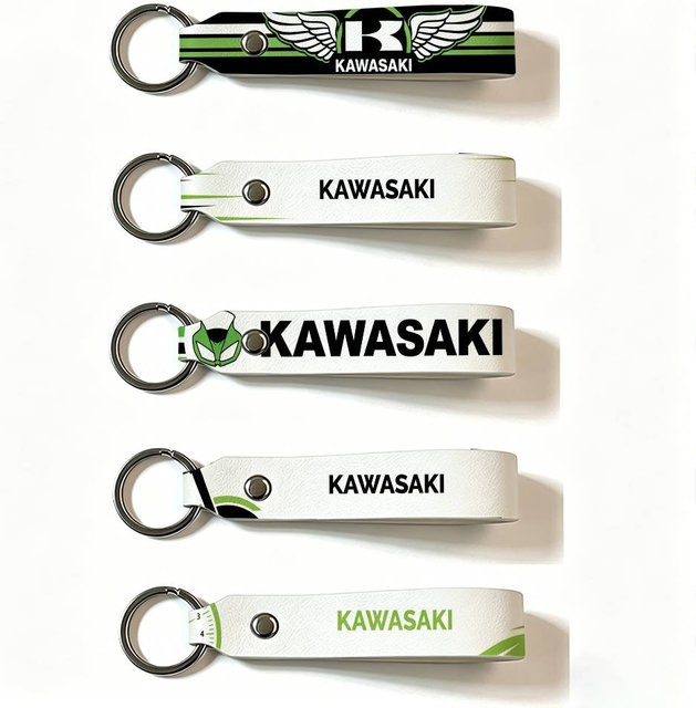 Kawasaki Schlüsselanhänger PU-Leder - Bild 1